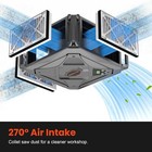 Abestorm 270   Intake Air Filtr System 780 Cfm Hangable Workshop Dust Collector