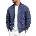 Cross-border Men s Autumn Winter Casual Plus-size Bomber Jacket Amazon Suede-lin