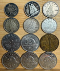 Lot Of 35 Canada Coins - Small Cents  Nickels   Some Silver   