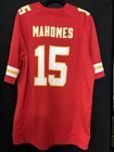 Nike Nfl Kansas City Chiefs Patrick Mahomes  15 Red Men   s Jersey Size L
