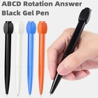 Abcd Rotating Gel Pen Novelty Fidget Answer Choice Ballpoint Creative Stationery