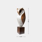 Owl Wood Sculpture  wa049 5 50 w X 5 50 d X 17 58 h Crafted By Hand