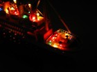 Titanic Wooden Model Cruise Ship With Flashing Light 16  Fully Assembly
