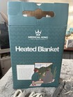 Medical King Heated Blanket Machine Washable Extremely Soft   Comfortable