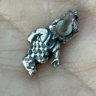 Vtg Big Boy Restaurant - Rare Employee 10k Stick Pin  Star   Silver Lapel Pin