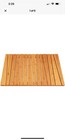 Bamboo Shower Floor Mat - Wood Bath Mat  Outdoor Shower Mat - Foldable  Non-slip