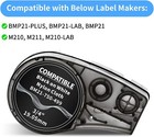 4x Brady M21-750-499 Adhesive Multi-purpose Nylon Labels Ribbon For M21 Printer