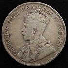 Newfoundland 50 Cents 1917  Coin  Silver  Inv h852