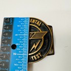 Vintage Boeing Experimental Flight Test Brass Belt Buckle Black Oak Foundry Read