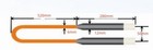 Mosi2 Heat Element 1700c 6 12  Le 520mm lu 280mm A 50mm