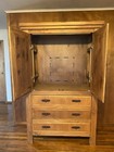     sale     Solid Wood Armoire 3 Drawers Large Heavy Duty Western Style