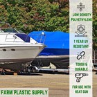Polyethylene Plastic Shrink Wrap - 7 Mil  Blue Shrink Film