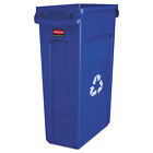 Rubbermaid Commercial Slim Jim Recycling Container W venting Channels  Plastic 