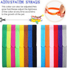 45-piece Adjustable Puppy Whelping Collars - Soft Colorful Id Bands In 15 Colors