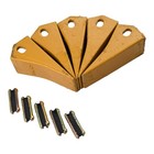 5pcs 230sp Bucket Teeth With Flex Pins 23fp For Bobcat John Deere Case Jcb Skid