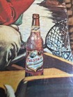 Vintage Falstaff Beer Wood Sign Jf Kernan Fishing Irish Setter Turtle Dog Boat