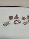 Monopoly 2000 Millennium Edition Replacement 8 Pewter Movers Player Pieces