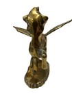 Vintage Solid Brass Pegasus Winged Horse Figurine Statue Mythological Decor 6 5   
