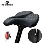 Rockbros Road Mtb Bike Saddle Seat Soft Comfort Cycling Gel Pad Cushion  lights