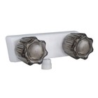 Shower Faucet  Hose  And Handle Kit For Rv  Campers  And Trailers In White smoke