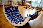 Large Montessori Climbing Arch rocker With Pillow Set