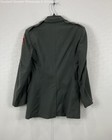 Vintage Us Army Class A Dress Green Service Uniform Jacket Sz 34r