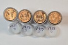 1955 56 57 58 D Lincoln Wheat Penny Rolls Uncirculated 200 Coins  a-843