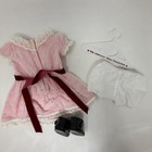 American Girl Samantha Beforever Doll Pink Meet Dress Shoes Bloomers