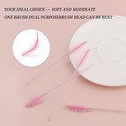 500pcs Disposable Eyelash Brushes - Upgraded Mascara Wands   Makeup Applicators