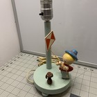 Vintage Underwriters Laboratories Portable Nursey Lamp-boy   Dog With Kite-works