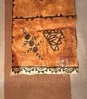 Vtg Tapa Bark Cloth Tonga Samoa Hawaiian Tiki Folk Fiji Polynesian 54   x21   