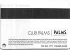 Palms Casino - Las Vegas  Nv - 14th Issue Slot Card  Rev Palms Logo Right photo
