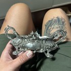 Jardiniere Metal Baroque   French Zamak Centre Piece   Antique Planter   10 8   