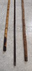 Lot Of 3 Antique Wooden Walking Canes     Vintage Handcrafted Walking Sticks