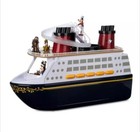 New Disney Park Disney Cruise Line Dcl 6 Figures   Ship Playset W captain Mickey