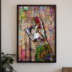 Cyndi Lauper 12x18inch Poster  Cyndi Lauper Art Tribute Free Shipping Us