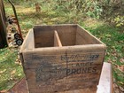 Vintage Sunsweet Prunes Advertising Wooden Box Crate 1937 California 24-1lb Cart