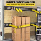 E Track Tie Down Rail Kit 30pcs 5  E Track Rails Enclosed Cargo Trailer