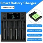 For Li-ion imr lifepo4 nimh cd Liitokala Lii-s4 Lcd Smart Battery Charger 4 Slot