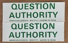 Vintage 1980 s American Atheists Lot Of 3 Bumper Stickers Austin Texas