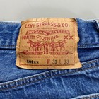 Levis 501 Xx Jeans Mens 31x33 Vintage 1997 Usa Straight Cotton Actual  29x29 