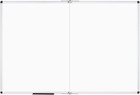 Large Dry Erase White Board magnetic Foldable Whiteboard  72 X 48 Inches  Silver