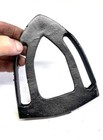 Antique Cast Iron Trivet For Sad flat Iron  Side Rails  Gate Mark Black Restored