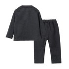 Baby Boys Gentleman Striped Suit Wedding Formal Dress Outfit Set With Jacket    