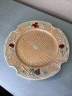 Antique 1800s French Majolica Plate Berries Fruit Fives Lille Art Nouveau 8 75 