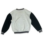 Vintage Fruit Of The Loom Varsity Jacket Adult Large Lettermen Soft Blank Snap