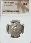 Ionia  Ephesus Bee Tetradrachm Ngc Choice Fine Ancient Silver Coin