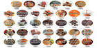 Food Flavor Labels 1 25  X 2  500 Labels Per Roll Stickers- Large Variety To Buy