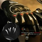 New Leather Gloves Full Finger Mens Motorcycle Driving Winter Warm Touch Screen