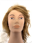 Female Mannequin Head With Long Hair For Cosmetology Style Makeup Pivot Point